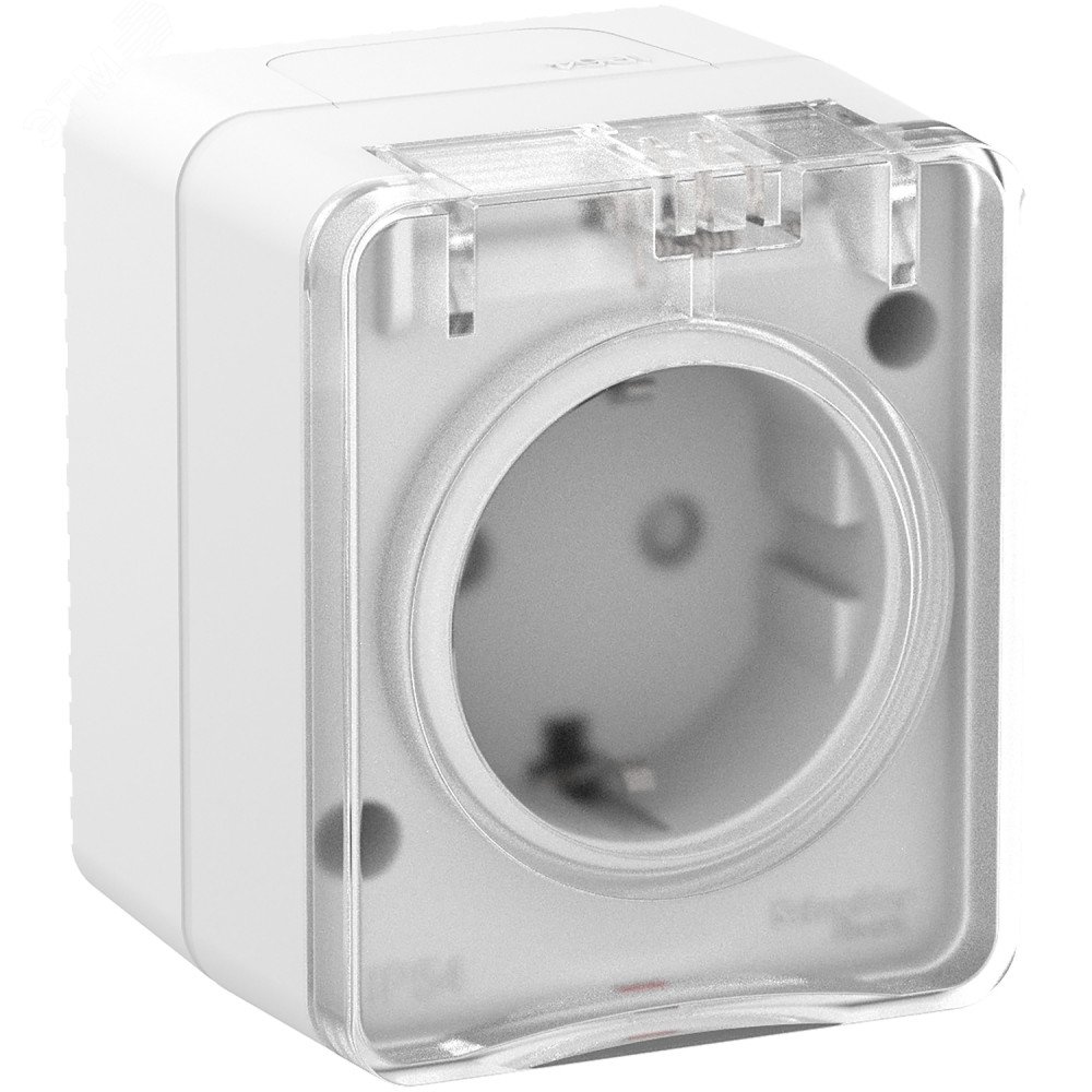 Купить AtlasDesign Profi54 розетка с заземлением со шторками IP54 16А 250B, БЕЛЫЙ, Россия в Казани AtlasDesign Profi54 розетка с заземлением со шторками IP54 16А 250B, БЕЛЫЙ, Россия
