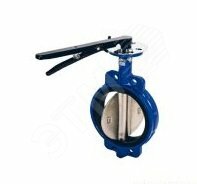 Затвор дисковый поворотный межфланцевый DN 65 PN 16 тип 017W диск нержавеющая сталь, с рукояткой