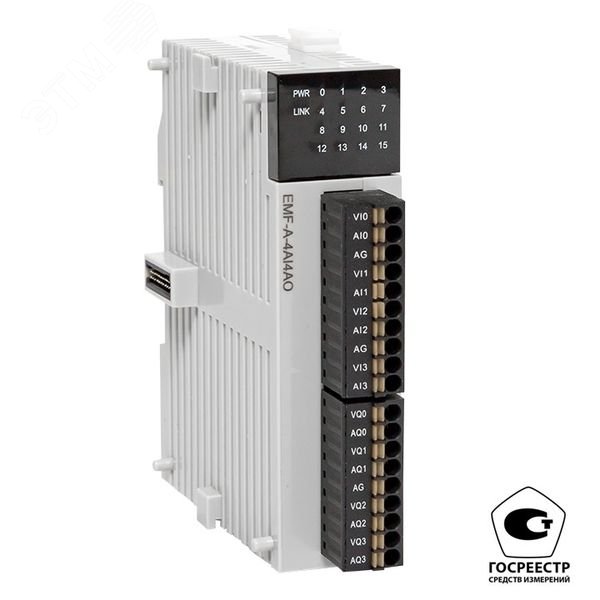 Модуль аналогового в/в EMF 4/4 PRO-Logic  (с поверкой)