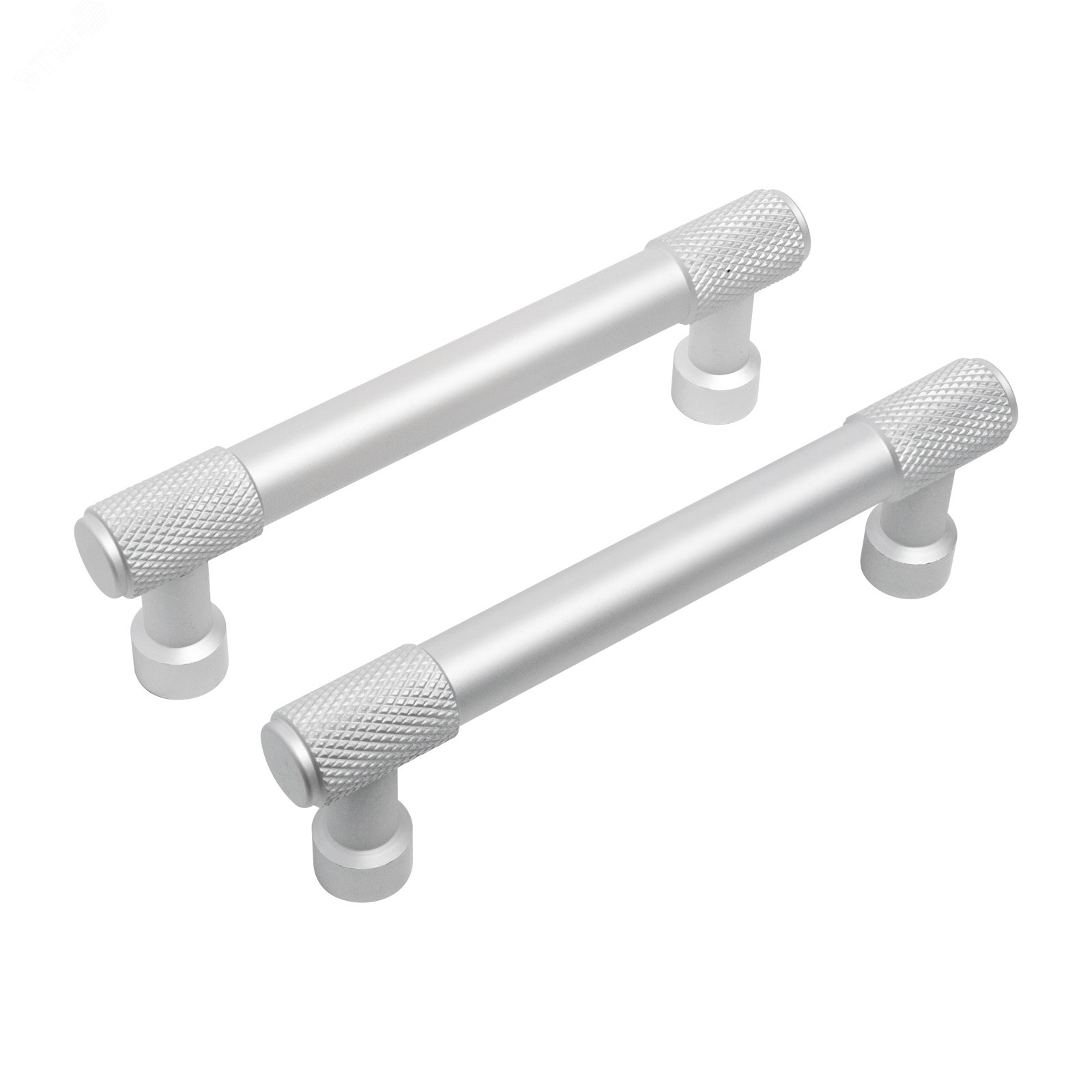 Ручка-скоба мебельная StahlBuro AP2307-96 2шт., W матовый белый хром