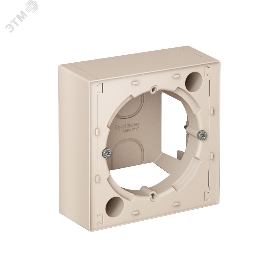Коробка ATLASDESIGN для наружного монтажа бежевый