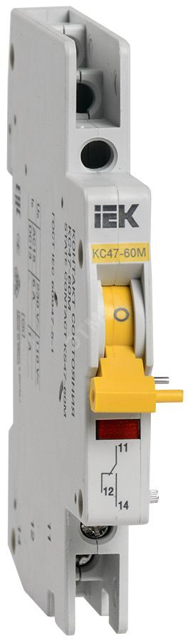 Контакт состояния КС47-60М на DIN-рейку для       ВА47-60M IEK