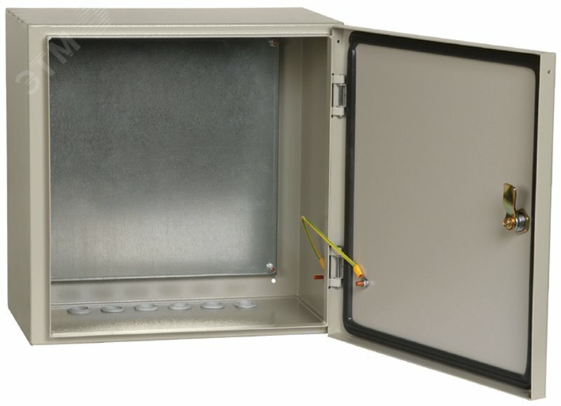 Щит с монтажной панелью ЩМП 400х400х250 IP54 У2 металлический ЩМП-4.4.2