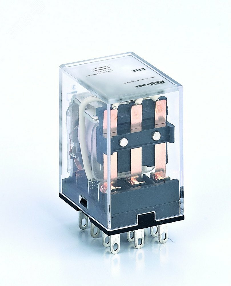 Промежуточное реле 3 конт. с LED инд. 5А 230В AC ПР-102