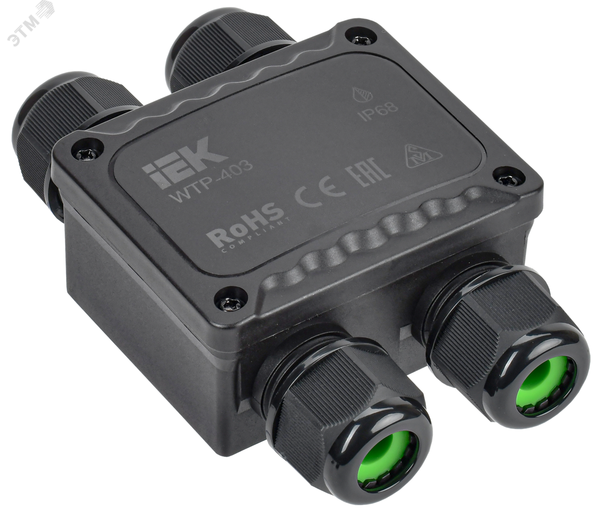 Коробка распред. герметичная WTP-403 4 ввода IP68