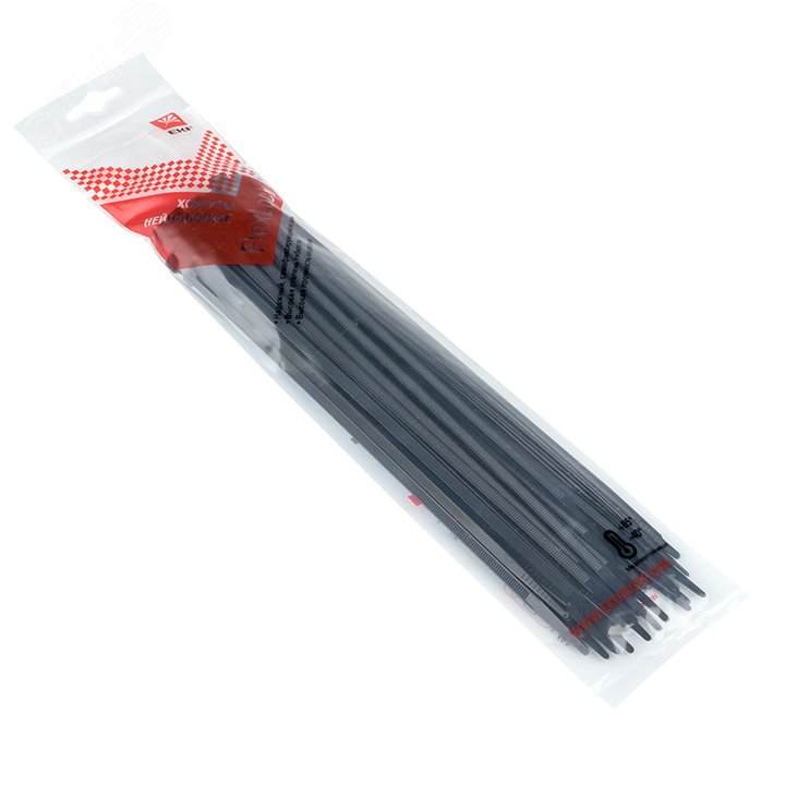 Купить Хомут P6.6 стандартный черный 4.8×250 (50шт) FlexLock PROxima в Казани Хомут P6.6 стандартный черный 4.8×250 (50шт) FlexLock PROxima