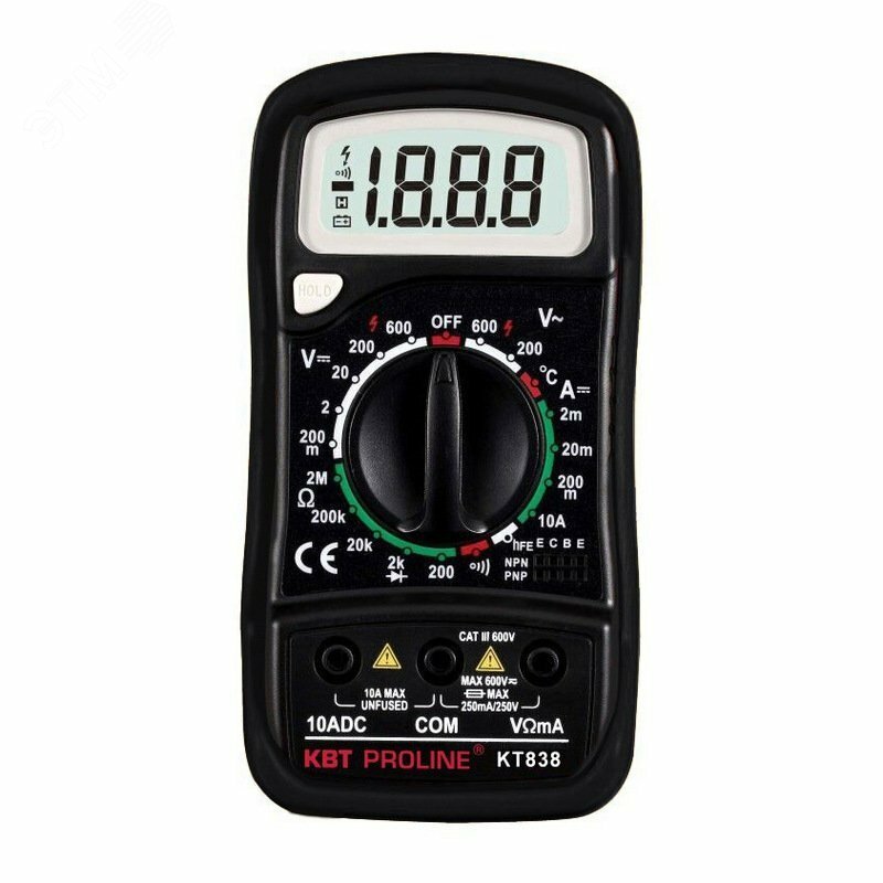 Мультиметр цифровой KT 838 PROLINE