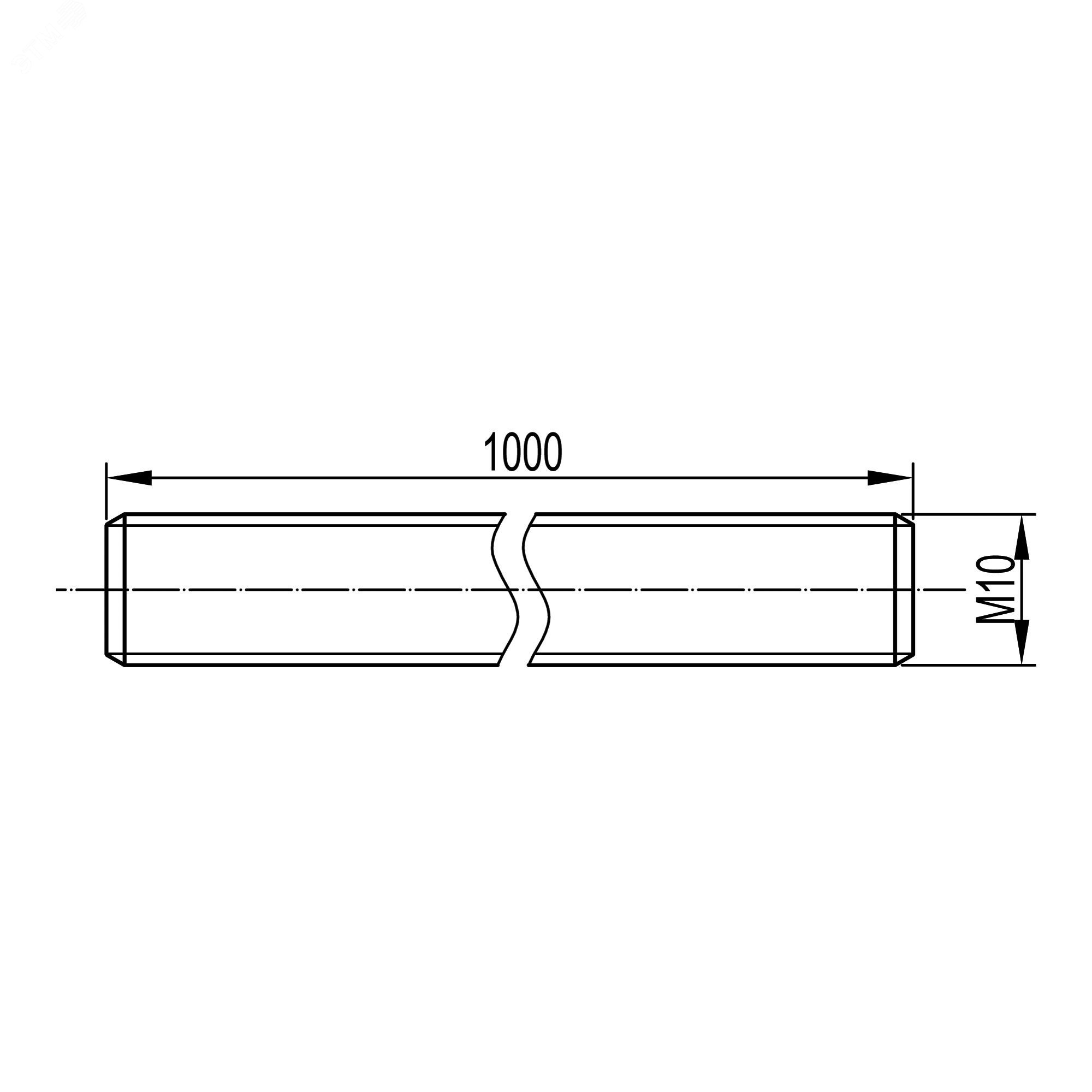 Купить Шпилька М10х1000 (CM201001) в Казани Шпилька М10х1000 (CM201001)