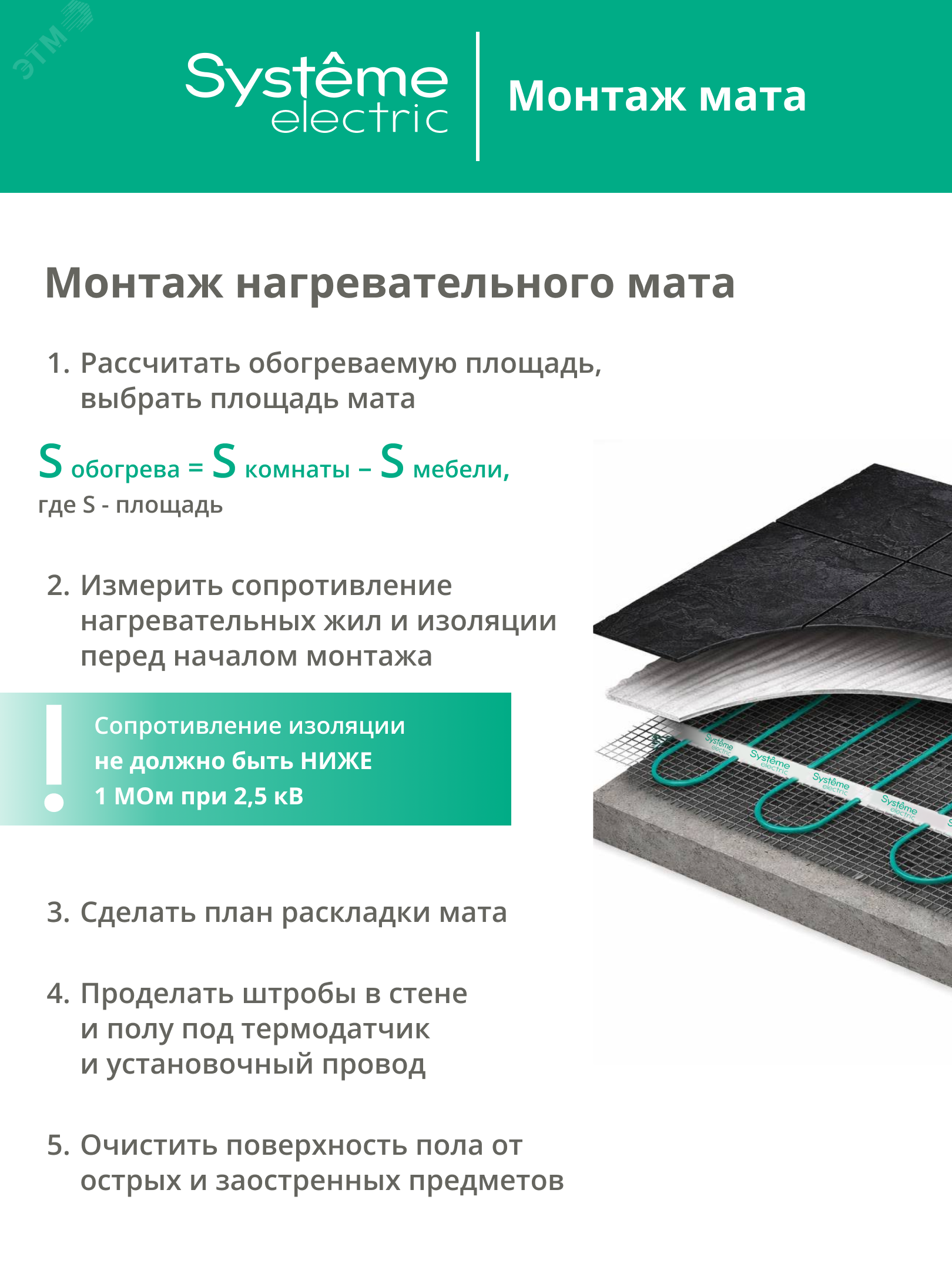 Купить Теплый пол (мат нагревательный) STEP TURBO STM200015, 200 Вт/м2, 300 Вт, 1,5 м2 в Казани Теплый пол (мат нагревательный) STEP TURBO STM200015, 200 Вт/м2, 300 Вт, 1,5 м2