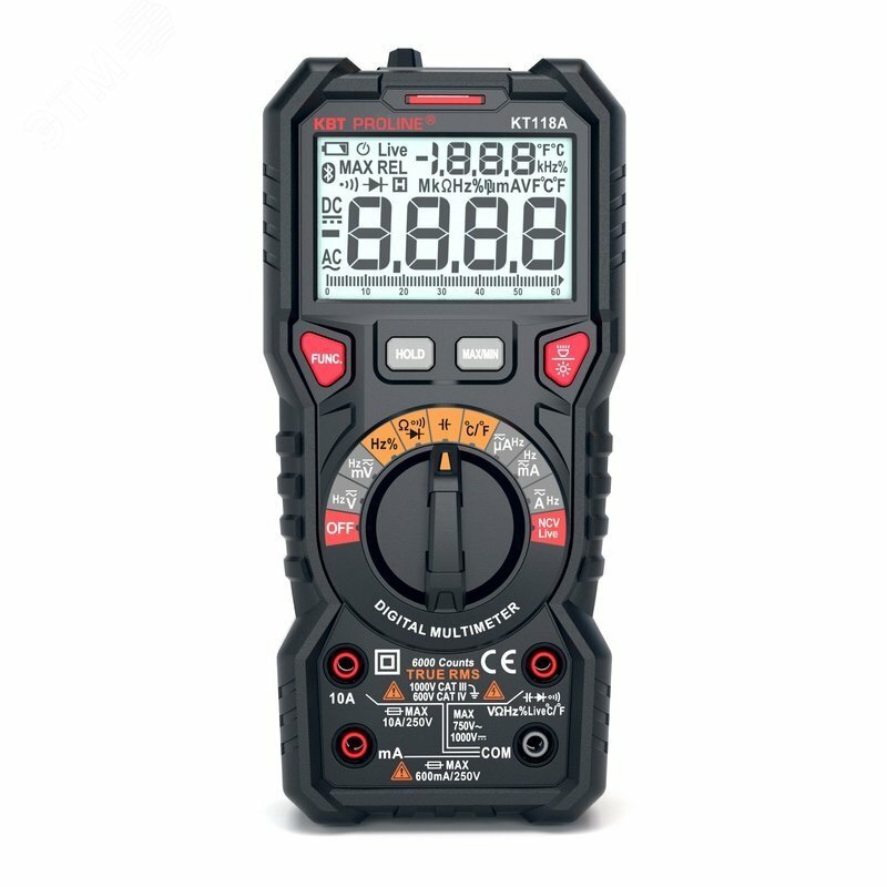 Мультиметр цифровой KT 118A PROLINE КВТ