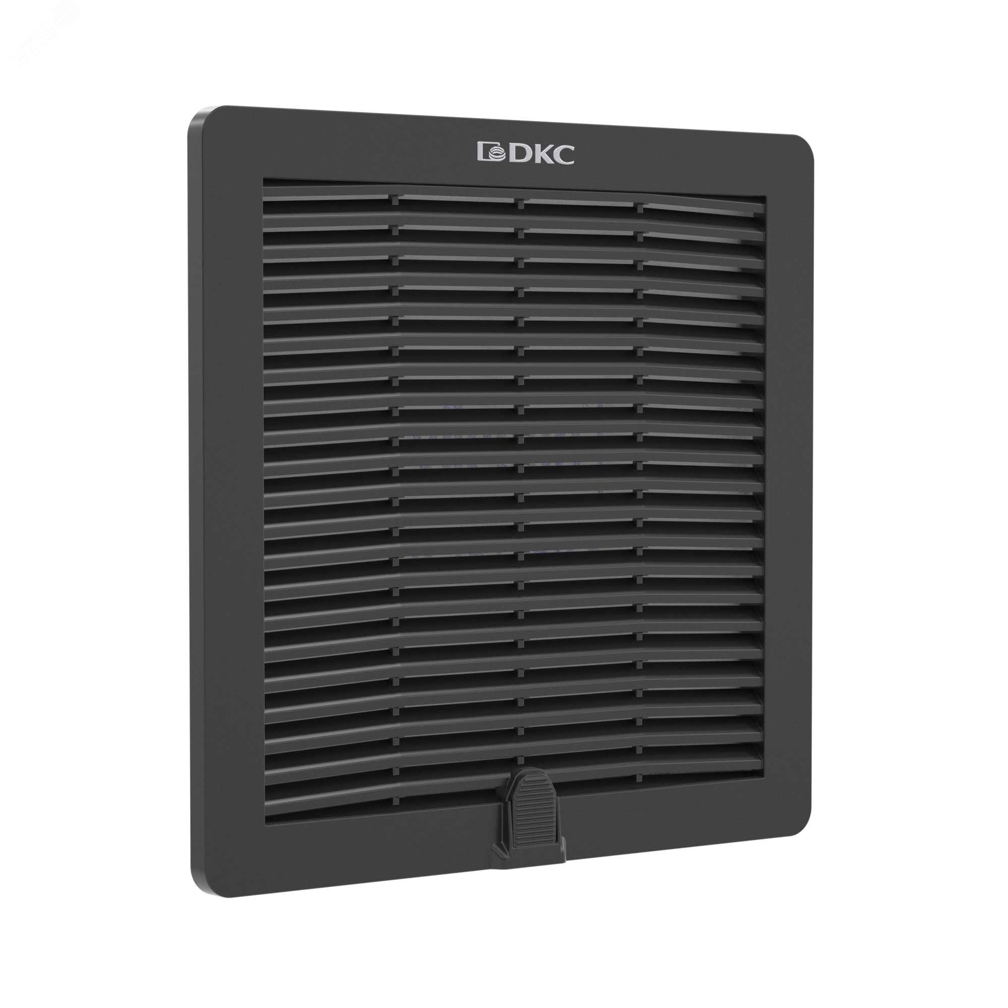 Вентиляционная решетка с фильтром RF 205×205 мм, IP54, RAL9005