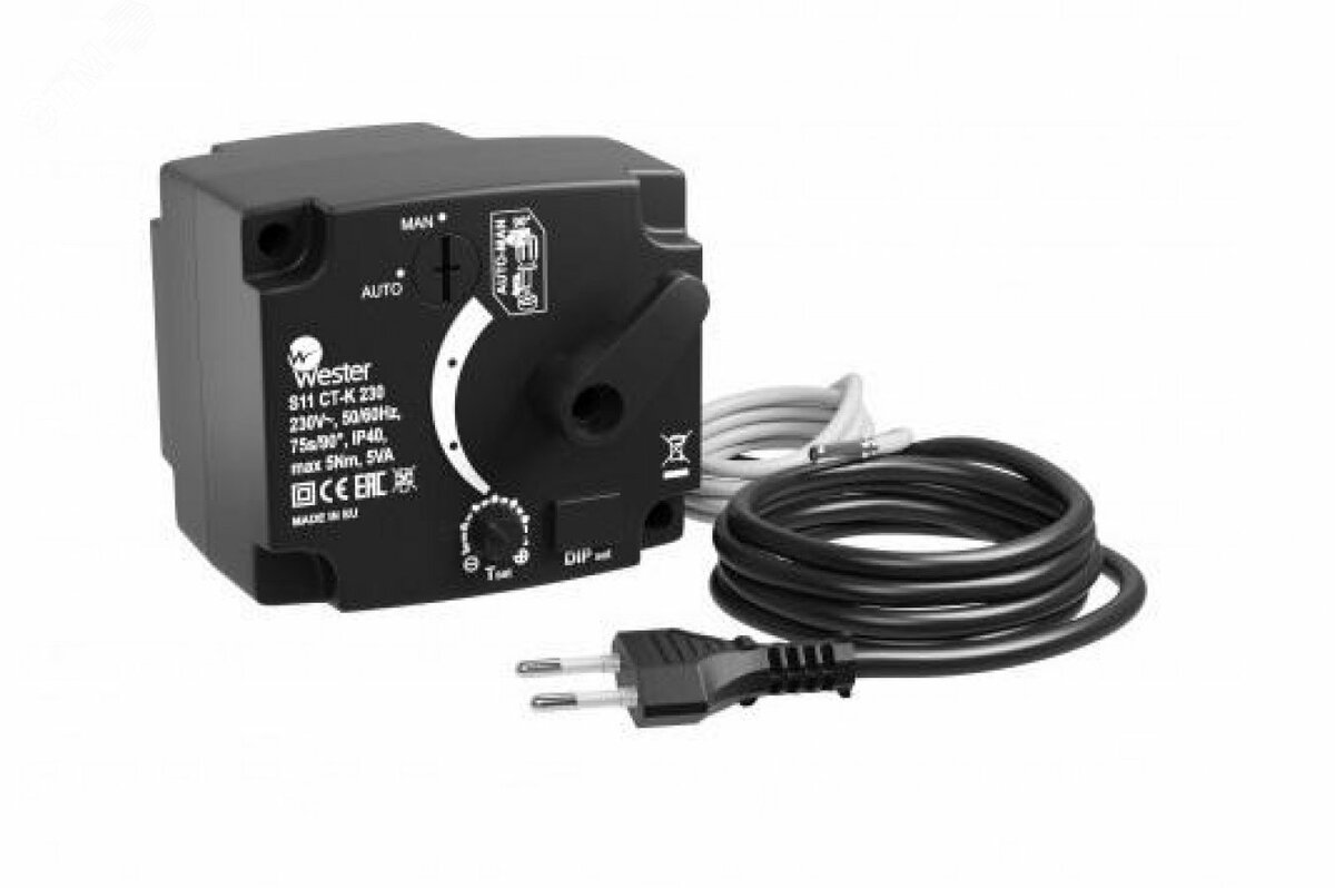 Привод Wester S11 3P 20500B-K 230 VAC 50 Hz 50s/90 3-point SPDT 10 Nm