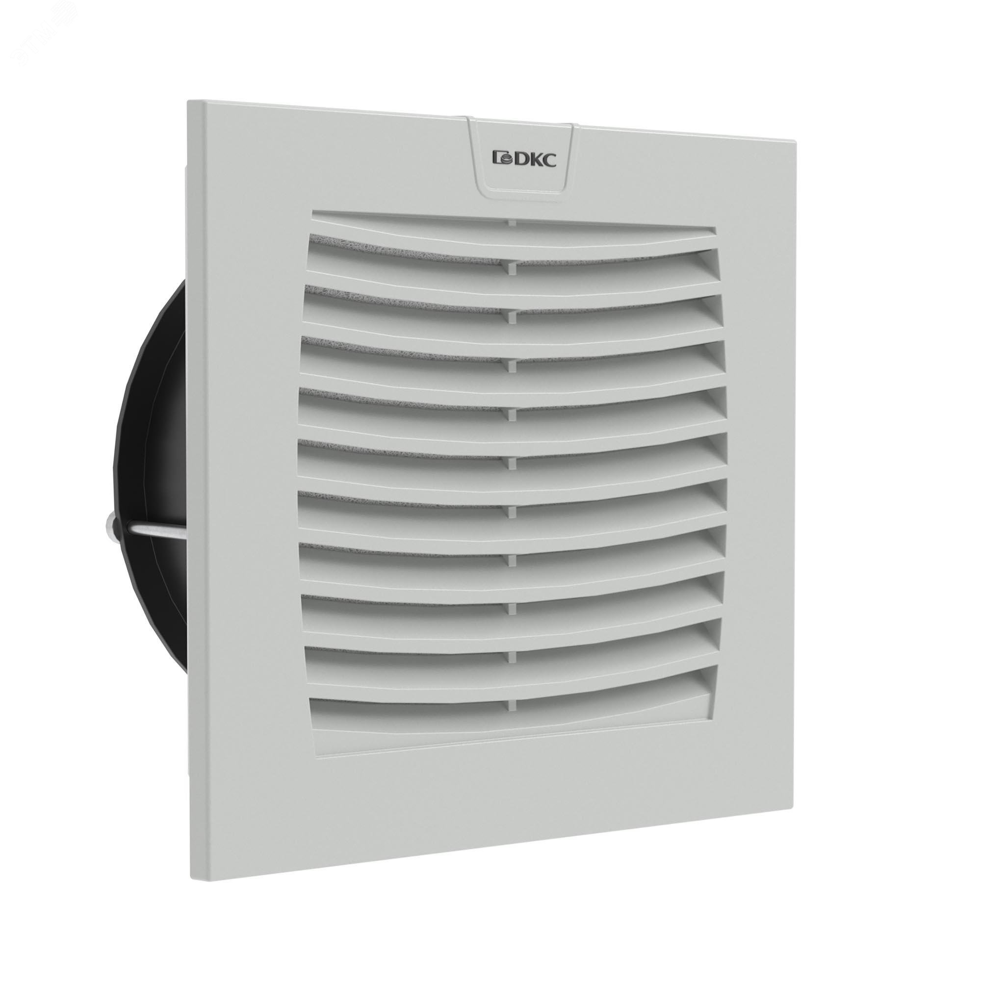 Вентилятор с фильтром ЭМС 100 м3/ч, 115-230В AC, 152х152 мм, IP54