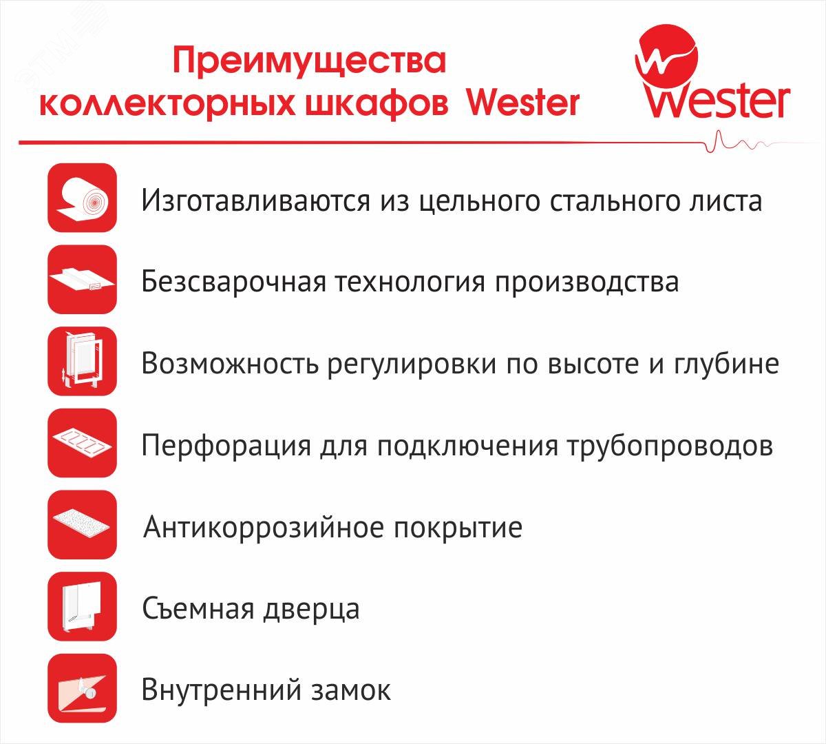 Купить Шкаф коллекторный встраиваемый 850х120-180х648-711 в Казани Шкаф коллекторный встраиваемый 850х120-180х648-711