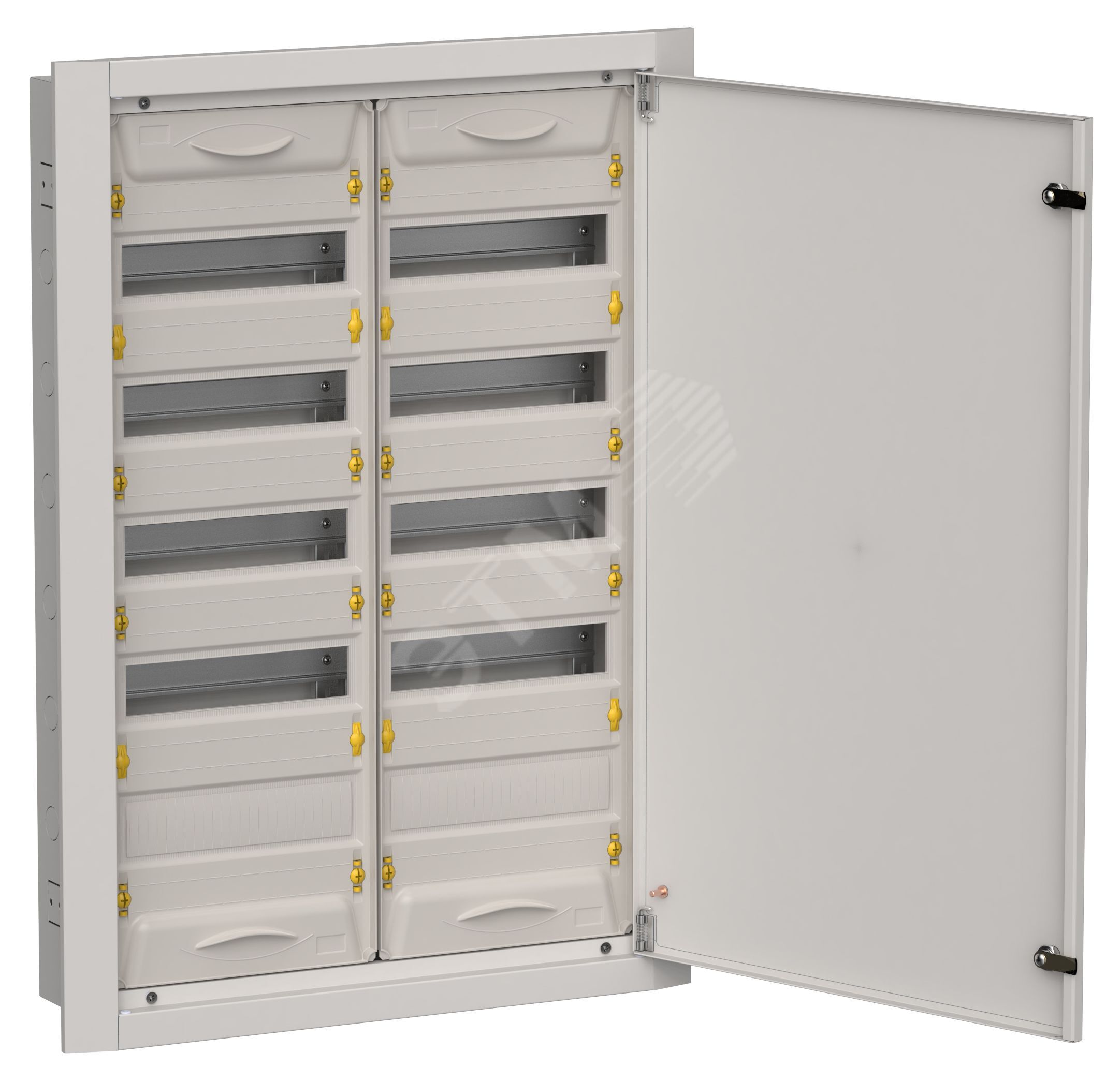 TITAN 5 Корпус металлический ЩРв-120 (2х60) 880х625х130мм IP31 серый (одна дверь)