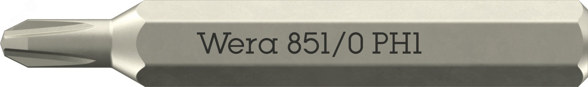Бита крестовая, PH 1 x 30 мм, хвостовик шестигранный 5/32» C4.0 (4 мм), 851/0 Micro Phillips