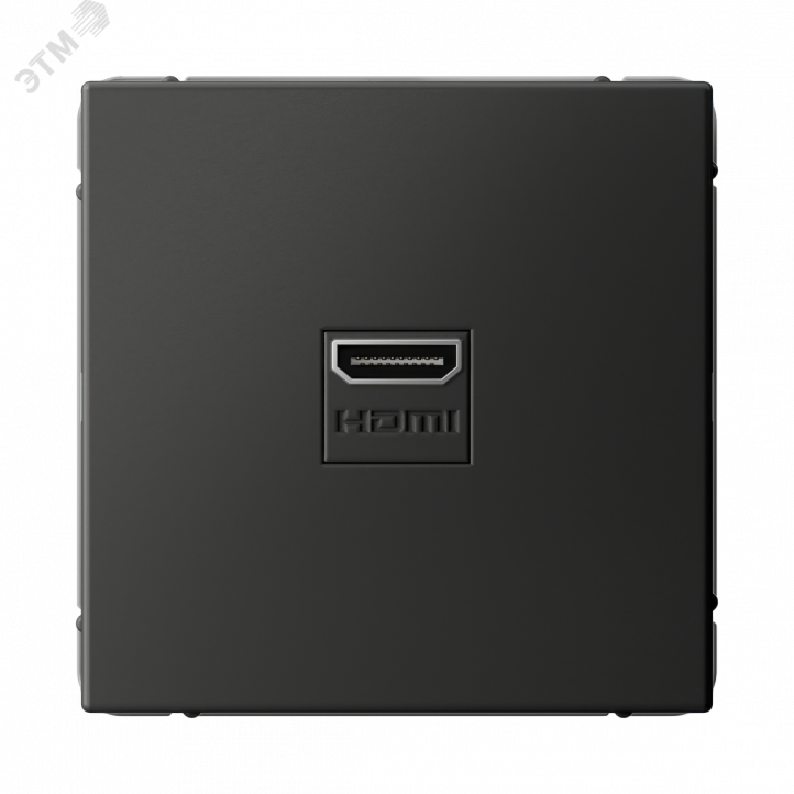 ARTGALLERY РОЗЕТКА HDMI, механизм, БАЗАЛЬТ