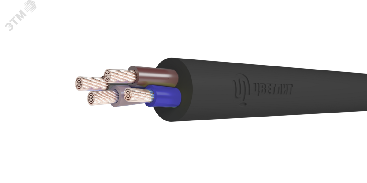 Кабель силовой КГТП-ХЛ 4х4(N) 220/380-3 ТРТС