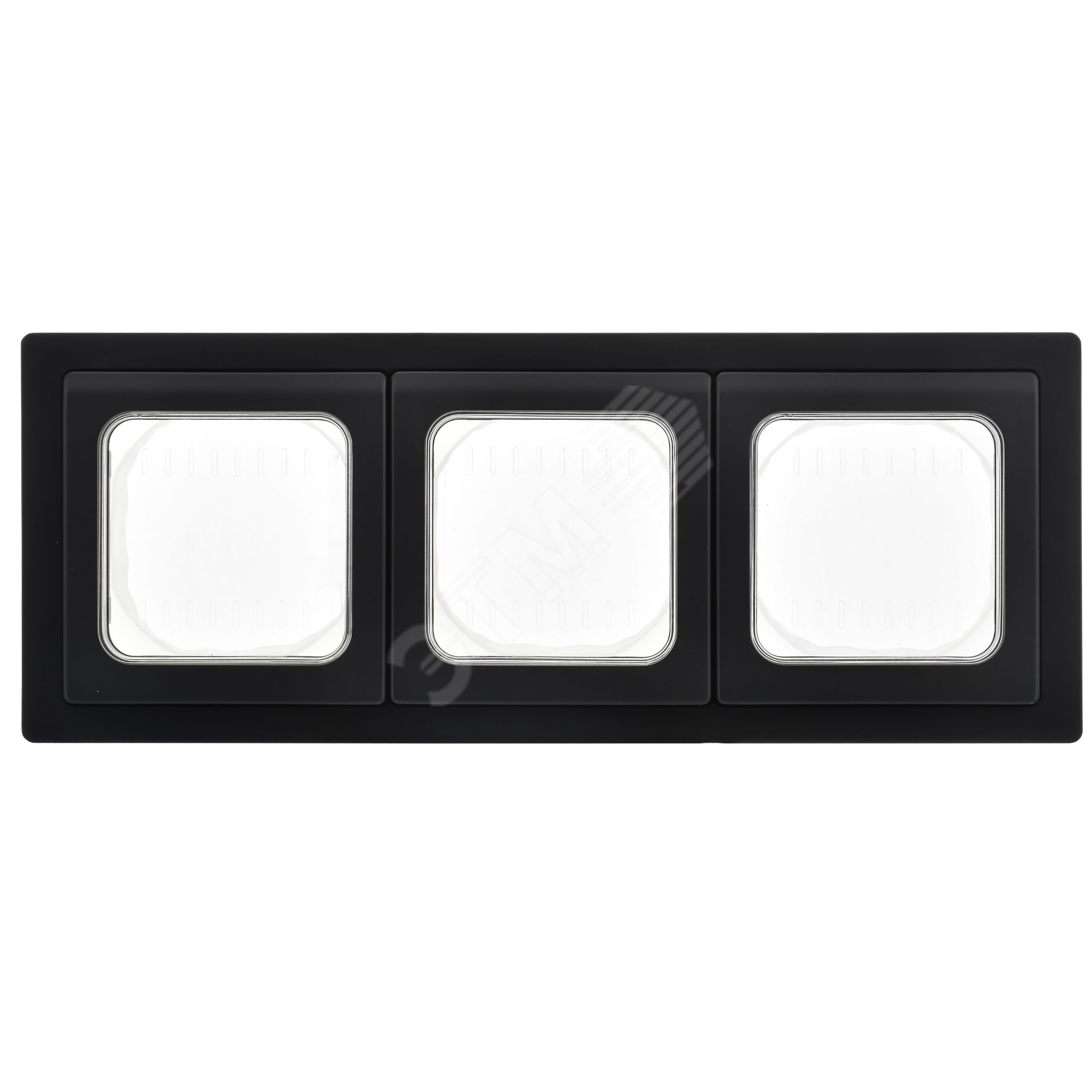 Купить FLITE Рамка 3-местная IP55 Рпро-3-55-ФлЧ черный IEK в Казани FLITE Рамка 3-местная IP55 Рпро-3-55-ФлЧ черный IEK