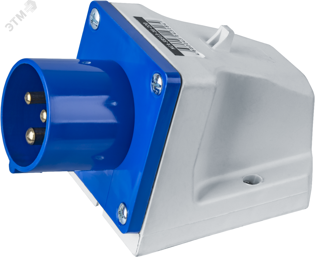 Вилка NCA-SR513-16-220 стационарная 16А 2P+PE IP44