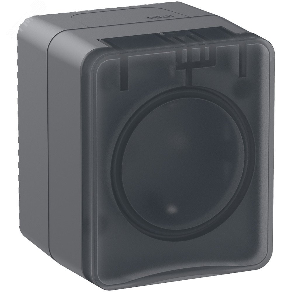 Купить AtlasDesign Profi54 розетка с заземлением со шторками IP54 16А 250B, АНТРАЦИТ, Россия в Казани AtlasDesign Profi54 розетка с заземлением со шторками IP54 16А 250B, АНТРАЦИТ, Россия