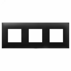 Рамка ARTLEBEDEV, Avanti, Черный матовый, 6 модулей