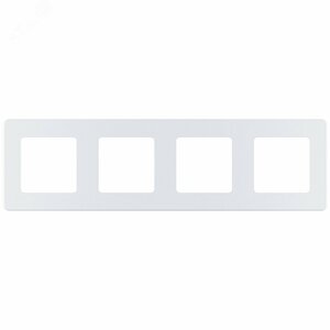 Рамка 4-местная жемчуг INSPIRIA