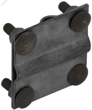 Зажим крестообразный полоса/пруток-полоса/пруток 40/12мм оцинкованная сталь TD IEK