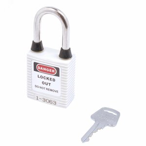 Замок навесной BD-G06DPS White A