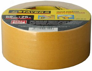 Скотч двухсторонний 50 мм MASTER (1221-50-25)