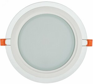 Светильник LED ДВО 1622 со стекл. круг 18Вт 4000К IP20