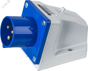 Вилка NCA-SR513-16-220 стационарная 16А 2P+PE IP44