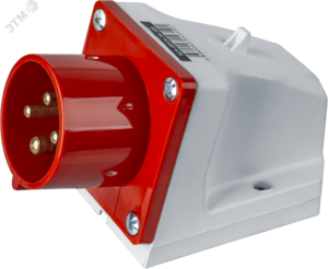 Вилка NCA-SR514-16-380 стационарная 16А 3P+PE IP44