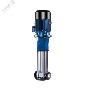 Насос многоступенчатый вертикальный CDM5-11FSWPC, 1.5кВт, станд. фланец, 3х220В/3х380В, 50Гц, чугун, 70 С