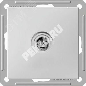 W59 Розетка телевизионная TV скрытая в рамку белая