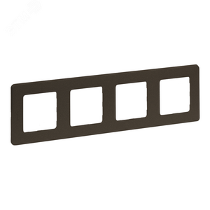 Рамка 4-местная бронза INSPIRIA