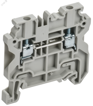 ARMAFIX Колодка клеммная CY2.5 винтовая 2,5мм2 проходная серая Ex IEK