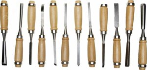 Набор фигурных стамесок 12 предм.