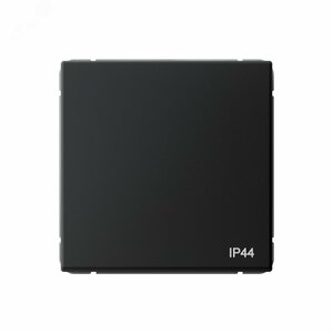 ARTGALLERY 1-клавишный ПЕРЕКЛЮЧАТЕЛЬ IP44, 10АХ,  механизм, быстрозажимные клеммы, КАРБОН