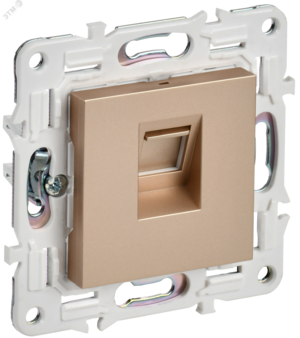 SKANDY Розетка компьютерная RJ45 кат.5E SK-K01Sa песочный IEK