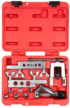 Набор »Мастер» УНИВЕРСАЛ дюймовый для резки,развальцовки и расширения под пайку труб с толщ стенки до 1мм,в боксе