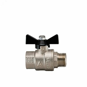 Кран шаровой полнопроходной  3/4′ ВР/НР бабочка