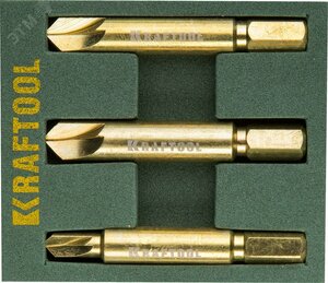 Набор экстракторов поврежденного крепежа 3 шт