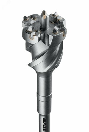 Бур проломной HERCULES-4Х d 80 х 900/1000 мм, SDS-max, PROFESSIONAL