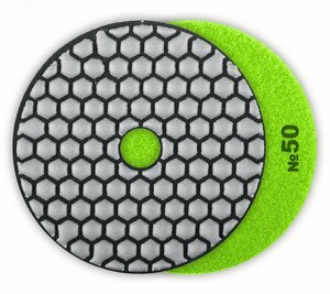 Круг алмазные гибкий шлифовальный (Черепашка) для сухого шлифования, 100мм, №50