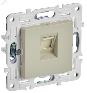 SKANDY Розетка компьютерная RJ45 кат.5E SK-K01B бежевый IEK