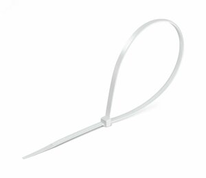 Кабельные стяжки, КС-Б1, 1.8 x 100 мм, нейлон РА66, 100 шт, белые