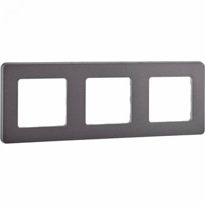 Рамка 3-местная дымчатый INSPIRIA
