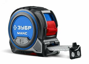 Рулетка со сверхшироким полотном, МАКС 5м х 27 мм