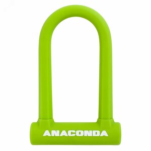 Замок навесной АВАНГАРД ANACONDA Т608 GREEN силикон с креплением на раму всепогодный
